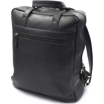 Městský batoh Nivasaža Dámský kožený batoh černý BAT2862