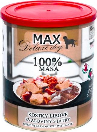 MAX kostky libové svaloviny s játry 800g