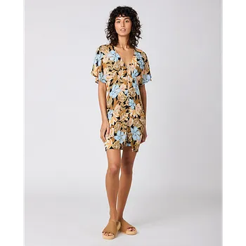 Dámské šaty šaty Rip Curl FOLLOW THE SUN MINI DRESS Black velikost S