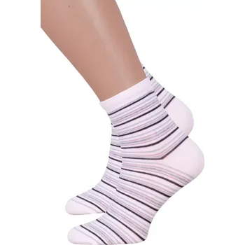 Dámská móda Dámské klasické ponožky 099/009 Steven Barva/Velikost: růžová světlá / 35/37