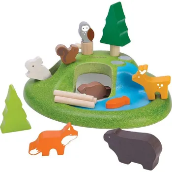 Hračka pro nejmenší PlanToys Sada lesních zvířátek
