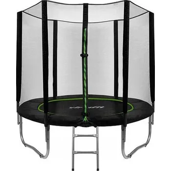 Trampolína VIRTUFIT s ochrannou sítí Černá 183 cm