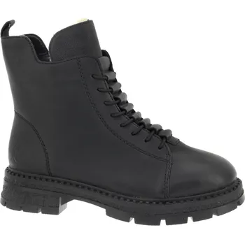 Dámské kozačky RIEKER Dámský kožený černý kotník Z9853-00-265 Velikost 41