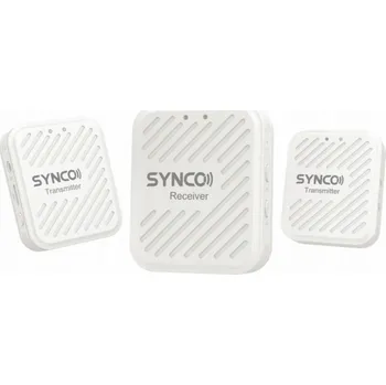 Mikrofon Mikrofon Synco Synco G1 A2 White bezdrátový 2,4 GHz mikrofonní systém - 2 přijímače