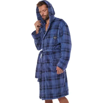 Trenýrky Pánský župan Pedro navy L&L Barva/Velikost: modrá tmavá / L/XL