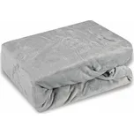 Prostěradlo z mikroplyše šedé EMI: Prostěradlo 180x200