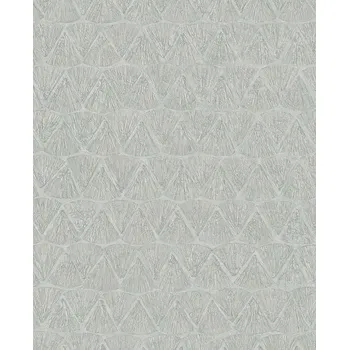 Tapeta Eijffinger Geometrická vliesová tapeta na zeď, zelená, 340348, Sensory Eijffinger, velikost 10 x 0,52 m