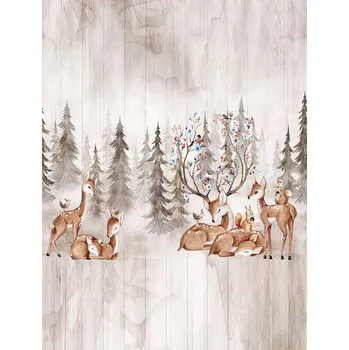Tapeta Decoprint Dětská vliesová obrazová tapeta na zeď, lesní zvířátka, CW6046-1, Cute Walls, Decoprint, velikost 2,12 x 2,8 m