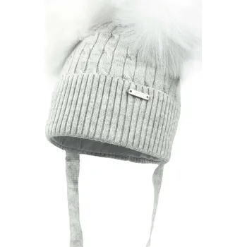 Kojenecká čepice Dětská zimní čepice SINEM Jamiks JZH450 - vel. 38,40,42 - 38/1-2 měsíce