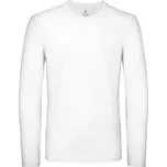 B&C Pánské triko s dlouhým rukávem #E150 LSL Barva: Bílá, Velikost: 3XL