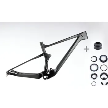 rám kola Celoodpružený karbonový rám MTB 29" Spyder Cross , velikost S -16" (42cm) + hlavové složení