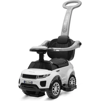 Dětské vozidlo Dětské hrající odrážedlo s vodící tyčí SUV 3v1 Baby Mix Prime bílé