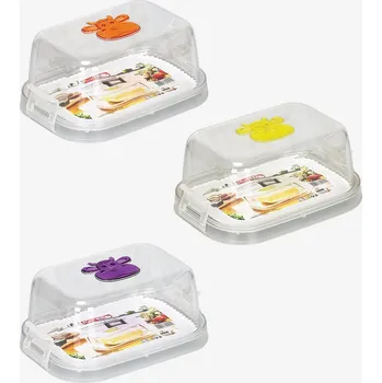 Dóza na potraviny Máslenka 16x7,5x11,5 cm, klick, držadlo, plast