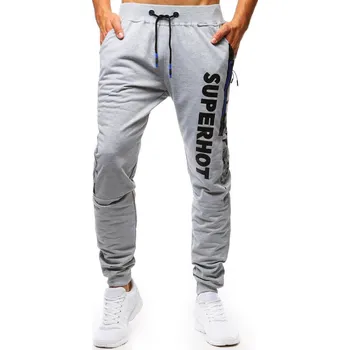 Pánské teplákové kalhoty UX3520 Barva: Světle Šedá, Velikost: M