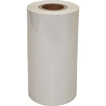 Pásek do tiskárny TTR páska 110mm x 180m, KBM WHITE, bílá, OUT, vosk-pryskyřice