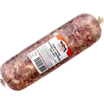 Krmivo pro psa Svalovina hovězí a vepřová krájená salám 700g