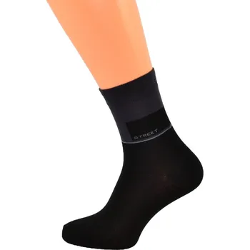 Gapo Pánské ponožky Stretch STREET 1. Velikost: 11-12 (EU 47-48), 2. Barva: Černá