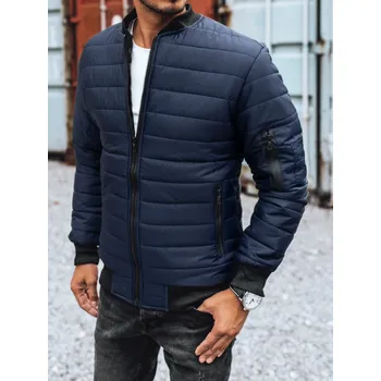 Pánská softshellová bunda Pánská bunda prošívaná bomber bundička TX2213z Barva: Tmavě Modrá, Velikost: 2XL
