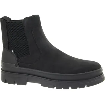 Pánské tenisky RIEKER Pánský černý kožený kotník U1272-00-267 Velikost 41