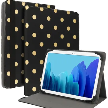 Pouzdro na tablet Wonder Canvas 13", gold dots