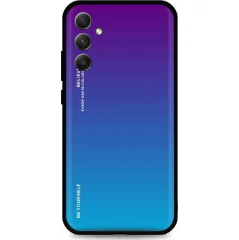 Pouzdro na mobilní telefon Kryt Samsung A34 pevný duhový purpurový (obal neboli pouzdro na Samsung A34)