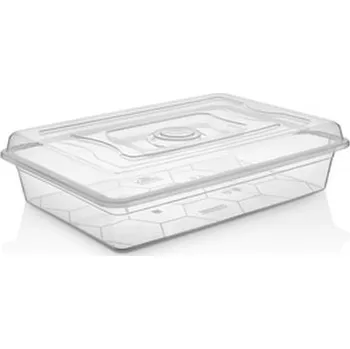 Úložný box Box 9,2l MULTI 48x35,5x12cm, víko, transp.plast