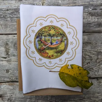 Utěrka Utěrka dárková - Jabloňový sad