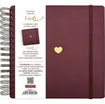 Scrapbook Luxi lamino bordó