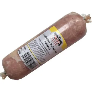 Krmivo pro psa Svalovina kuřecí bez kosti jemně krájená - salám 300g