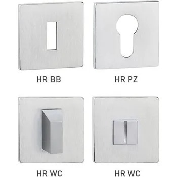 Dveřní kování TI - ROZETA - HR 5S rozety BB BN - Broušená nerez (16)