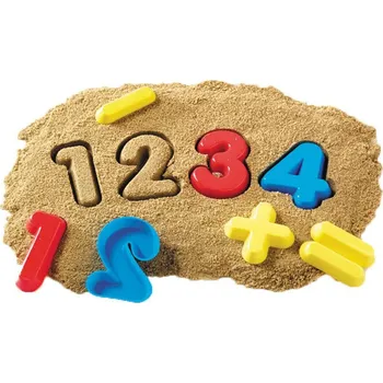 Hračka na písek Learning Resources Pískové formičky - Číslice