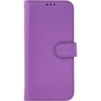 Pouzdro na mobilní telefon Pouzdro Samsung A15 knížkové fialové s přezkou (kryt neboli obal na Samsung A15)