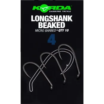 Rybářský háček Korda háčky Longshank Beaked Barbed 10 ks Varianta: vel. 4 (KLSB4)