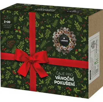 Čaj Leros Čaje pro vánoční pokušení 40x 2 g