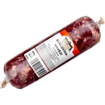 Krmivo pro psa Svalovina hovězí krájená salám 300g