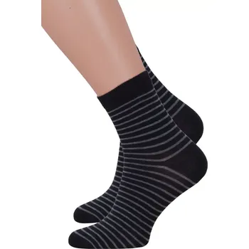 Dámská móda Dámské klasické ponožky 099/020 Steven Barva/Velikost: černá / 38/40
