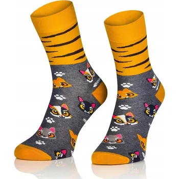 Ponožky s kočkami - velikosti 36-46 Číslo: vel. 41-43 (dámské/pánské)