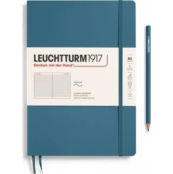 Sešit Stone Blue, Softcover, Composition (B5), 123 p., ruled