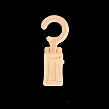 Uchycení záclony a závěsu Háček se žabkou - béžový