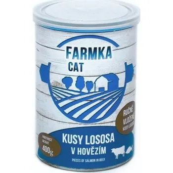 Krmivo pro kočku FARMKA CAT s lososem 400g