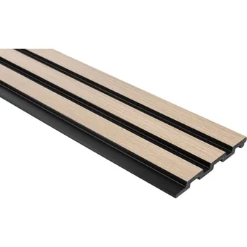 Obklad Mardom Decor VZOREK - Voděodolný lamelový panel (tři lamely) - DUB SVĚTLÝ , 135 x 121 x 12 mm