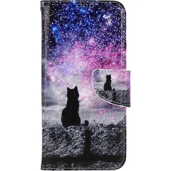 Pouzdro na mobilní telefon Pouzdro Samsung A34 knížkové Hvězdná obloha (kryt neboli obal na Samsung A34)