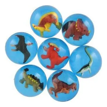 Dětský míč Teddies Míček/hopík s dinosaurem 4 cm