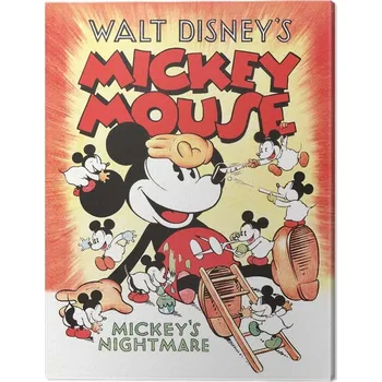 Obraz Obraz na plátně Mickey Mouse - Mickey‘s Nightmare