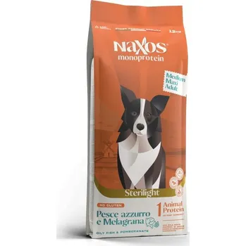 Krmivo pro psa NAXOS monoprotein sterilight medium/maxi ryba s granátovým jablkem 12kg