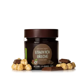 NaturalProtein Lískooříškový krém s čokoládou 300 g