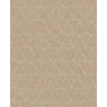 Tapeta Eijffinger Geometrická vliesová tapeta na zeď, hnědá, 340343, Sensory Eijffinger, velikost 10 x 0,52 m