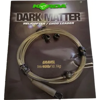 Korda hotové montáže Dark Matter Helicopter Chod Leader 1 m Varianta: Gravel (hnědý) (KSZ46)