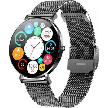 Chytré hodinky CARNEO Phoenix HR+ BLACK Ultra thin