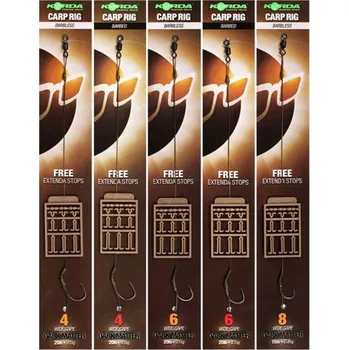 Rybářský háček Korda návazec Dark Matter Rig s protihrotem Varianta: vel. 2 - 30 lb 13,6 kg (KCR094)